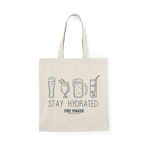 Stay Hydrated Natural Tote Bag