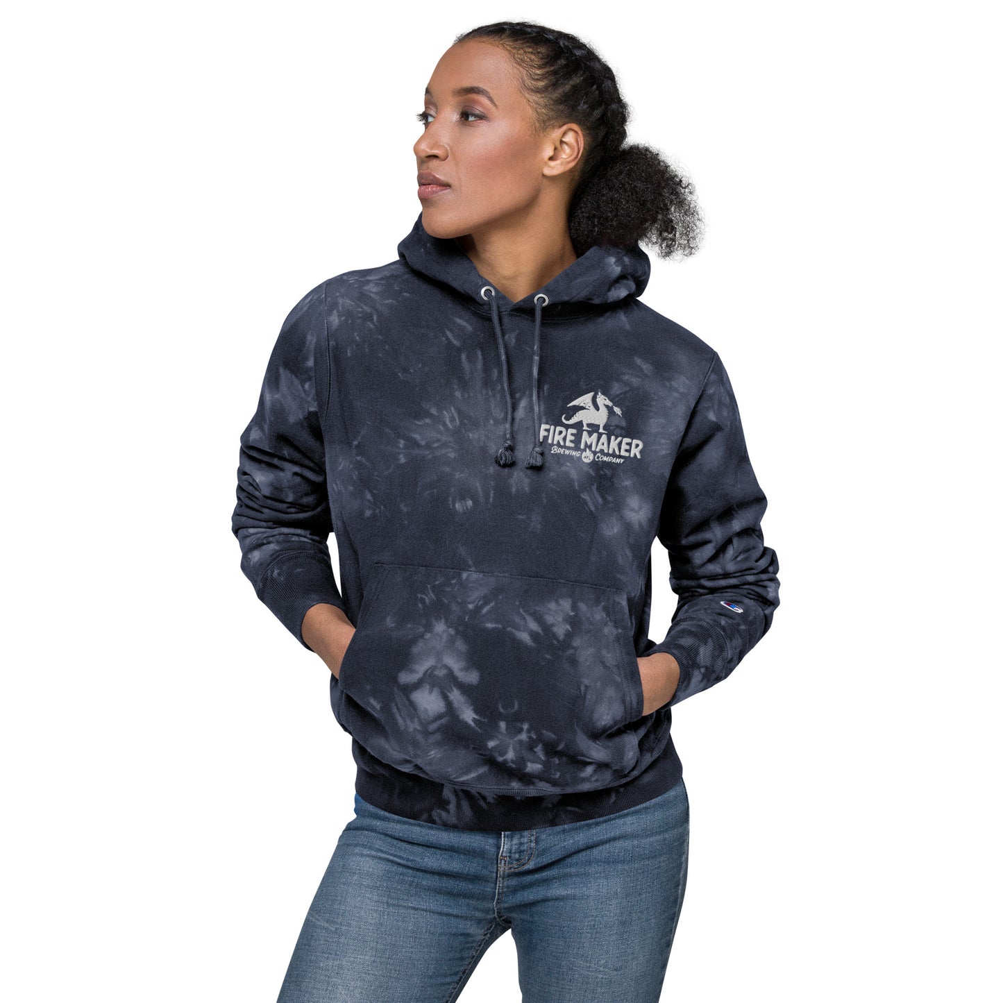 Unisex tie-dye hoodie