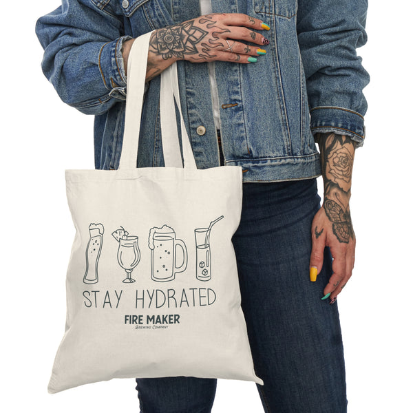Stay Hydrated Natural Tote Bag