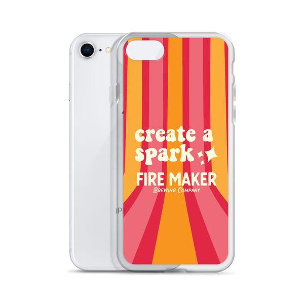 Create a Spark Retro (Pink) Case for iPhone®
