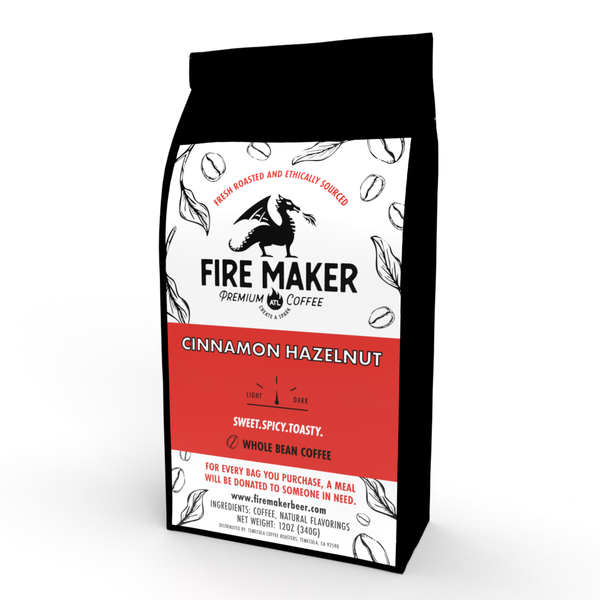 Fire Maker Premium Coffee: Cinnamon Hazelnut Coffee