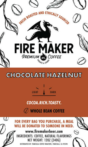Fire Maker Premium Coffee: Chocolate Hazelnut