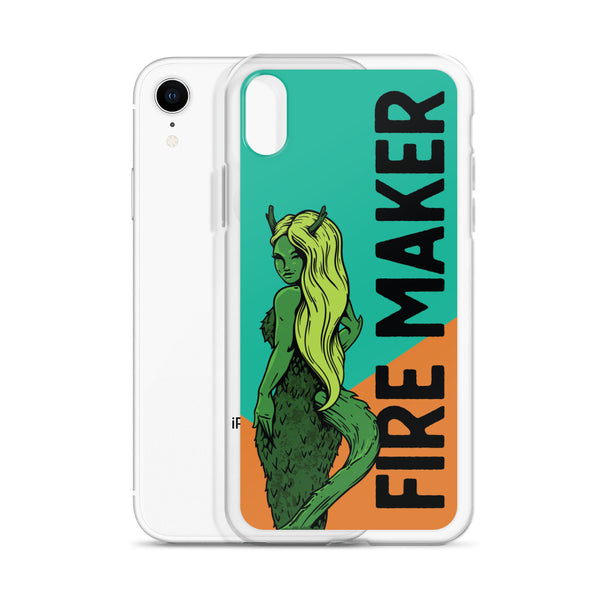 Dragon Lady - Green/Orange Case for iPhone®
